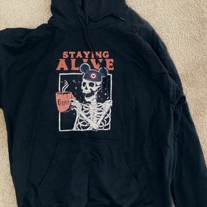 Skeleton Mickey hoodie